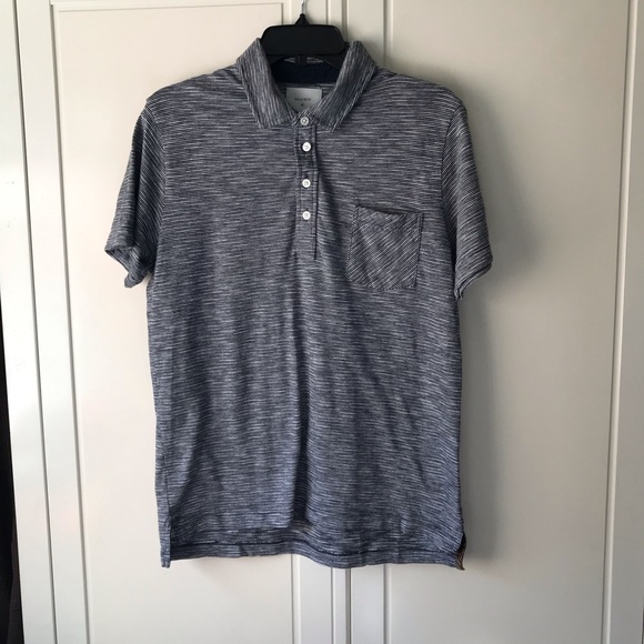 Billy Reid Polo Shirt Sz M - Picture 4 of 9